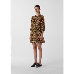 Whistles Daisy Floral Print Ester Fit and Flare Dress Size Size US 6